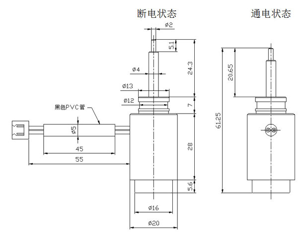 推动式圆管星空体育综合登录入口（中国）官方网站
尺寸图
